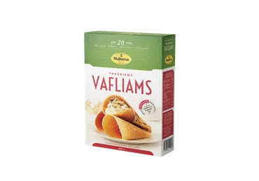 Miltinis mišinys MALSENA traškiems vafliams kepti, 400 g