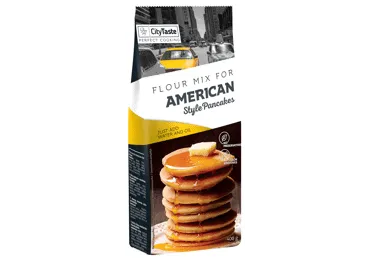 Miltų mišinys amerikietiškiems blyneliams CITY TASTE, 400 g, 400 g