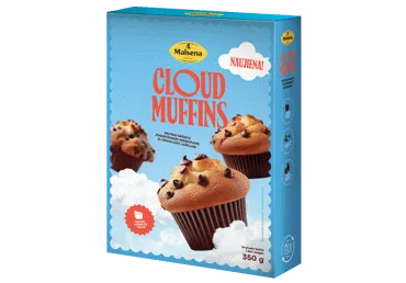 Miltų mišinys MALSENA jogurtiniams keksiukams su šokoladu, 350 g