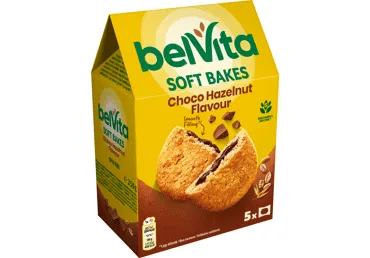 Mīkstie cepumi ar riekstiem un šokolādi BELVITA 250g