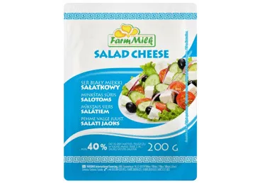Minkšt.sūris salotoms FARM MILK 40%,200g, 200 g