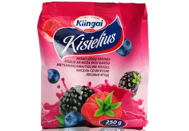 Kisielius KLINGAI, miško uogų skonio, 250 g