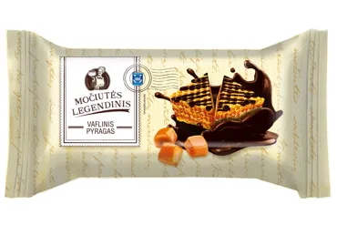 Vaflinis pyragas MOČIUTĖS LEGENDINIS, 200 g