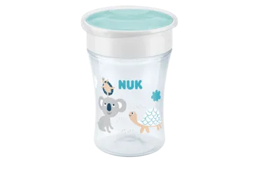 Mokomasis puodelis NUK MAGIC, 230 ml, nuo 8 mėn., 1 vnt.