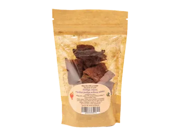 Moliūgų cukatos su juodųjų serbentų milteliais, 100 g