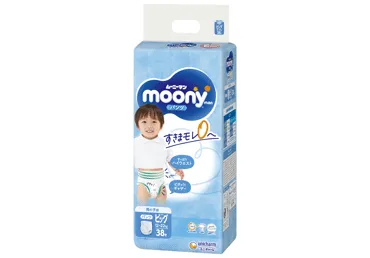 MOONY sauskelnės-kelnaitės berniukams Airfit XL 12-22kg 38 vnt.