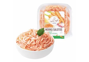 Morkų salotos su česnakais, 300 g