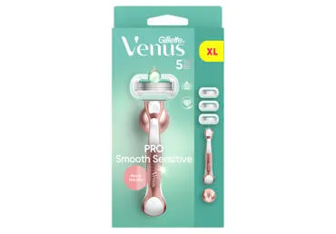 Skustuvas VENUS Extra Smooth Sensitive Platinum Rosegold, 3 galvutės