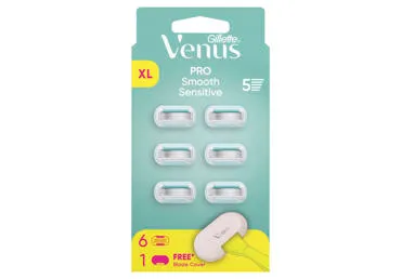 Mot. skustuvo galvutės GILLETTE VENUS SENSITIVE, 6 vnt., 6 vnt.