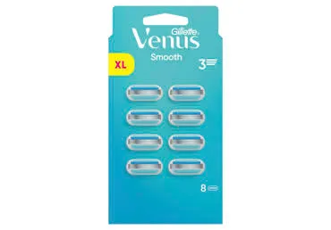 Mot, skustuvo galvutės GILLETTE VENUS SMOOTH, 8 vnt., 8 vnt.