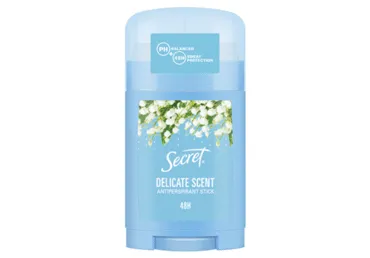 Moteriškas pieštukinis antiperspirantas SECRET Delicate, 40ml
