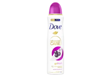 Moteriškas purškiamasis antiperspirantas DOVE ACAI BERRY, 150 ml