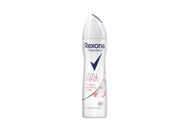 Moteriškas purškiamasis dezodorantas REXONA WHITE FLOWERS AND LYCHEE, 150 ml