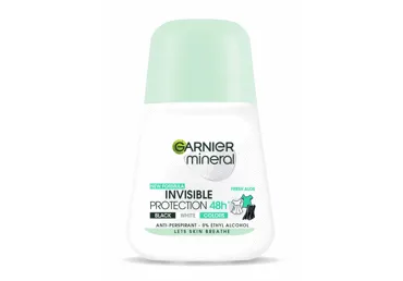 Moteriškas rutulinis dezodorantas GARNIER BLACK WHIT, 50 ml