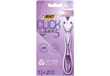 Moteriškas sisteminis skustuvas BIC SOLEIL CLICK5, 2 galvut., 1 vnt.