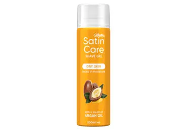Moteriškas skutimosi gelis GILLETTE SATIN CARE DRY SKIN, 200 ml