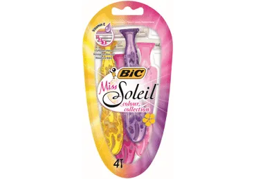 Moteriškas vienkartinis skustuvas BIC SOLEIL, 4 vnt., 4 vnt.