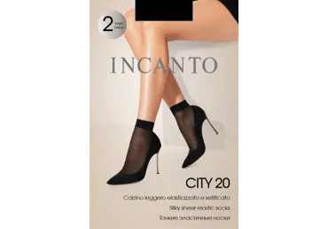 Moteriškos kojinaitės INCANTO CITY 20, vienas dydis, 1 vnt.