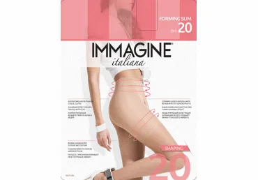 Moteriškos pėdkelnės IMG FORMING SLIM 20 den, 5 dydis, neutro