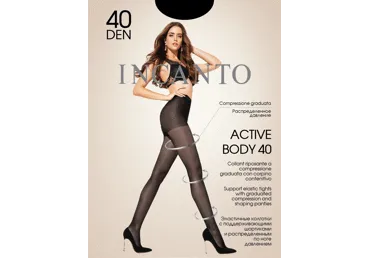 Moteriškos pėdkelnės INCANTO ACTIVE BODY 40, 3 dydis, 1 vnt.