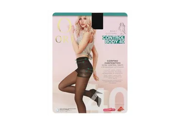 Moteriškos pėdkelnės ORI Control Body40, NERO, 2 dydis