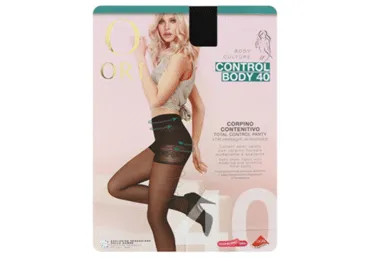 Moteriškos pėdkelnės ORI Control Body40, NERO, 4 dydis
