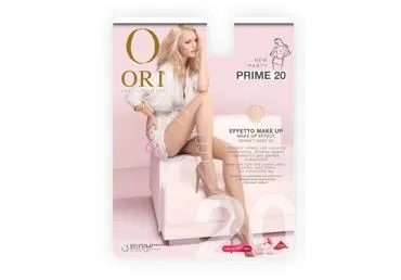 Moteriškos pėdkelnės ORI PRIME 20 den, 3 dydis, neutro