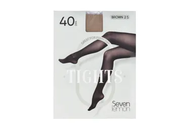 Sieviešu zeķbikses SEVEN LEMON brūnas 40den 2