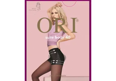 Sieviešu zeķbikses ORI Suite body 40 neutro 5