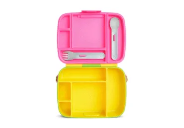 MUNCHKIN priešpiečių dėžutė Bento, 18 mėn+, geltona, 1253101
