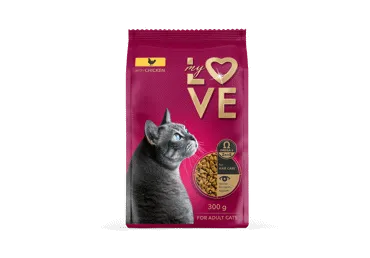 My Love visavertis sausas suaugusių kačių pašaras su vištiena, 300 g