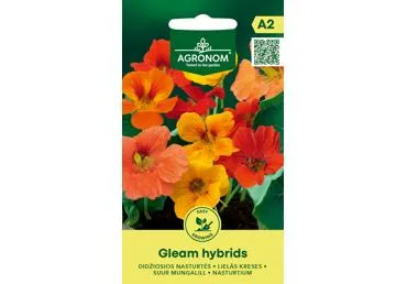 Nasturtės Gleam Hybrids,  AGRONOM