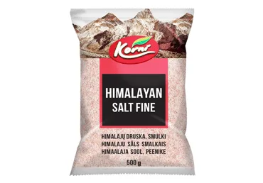 Natūrali Himalajų druska KORNI, 500 g