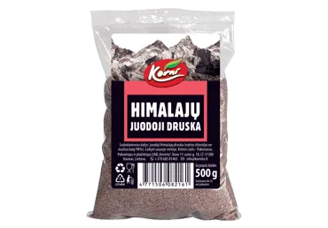 Natūrali juodoji Himalajų druska KORNI, 500 g