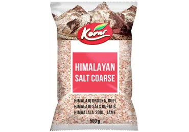 Natūrali rupi Himalajų druska KORNI, 500 g