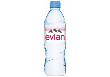 Natūralus negazuotas mineralinis vanduo EVIAN, 500 ml