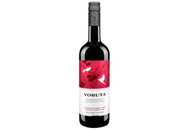 Natūralus raudonasis pusiau saldus vyšnių vynas VORUTA, 750 ml