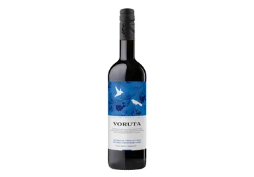 Natūralus raudonasis pusiau sausas aronijų vynas VORUTA, 750 ml