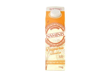 Natūralus rūgpienis ROKIŠKIO NAMINIS, 3,5% rieb., 1kg