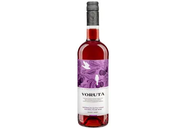 Natūralus slyvų vynas VORUTA, rožinis, 9 %, 0,75 l