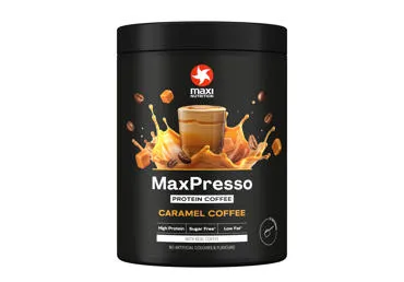 NAUJA! Baltymų kavos mišinys MAXI NUTRITION CARAMEL, 300 g