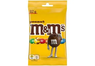 NAUJA! Dražė su žemės riešutais ir pieniniu šokoladu M&M'S, 82 g