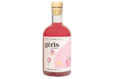 NAUJA! Fermentuotas aviečių gėrimas GĖRIS, 500 ml