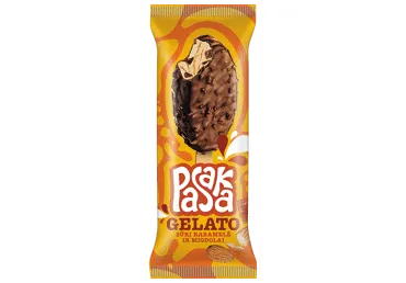 Karameliniai grietininiai ledai PASAKA GELATO su sūr. karam. įd., 82 g