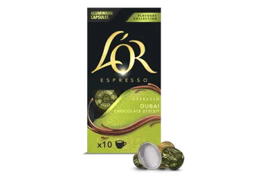 NAUJA! Kavos kapsulės L'OR DUBAI CHOCO, 52 g