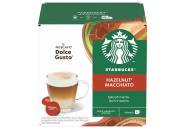 NAUJA! Kavos kapsulės STARBUCKS HAZELNUT MACCHIATO NESCAFE, 123 g