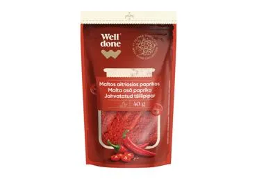 NAUJA! Maltos aitriosios paprikos WELL DONE, 40 g, 40 g