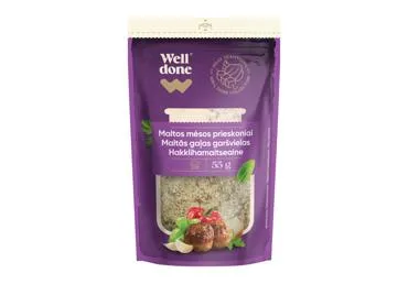 NAUJA! Maltos mėsos prieskoniai WELL DONE, 55 g, 55 g