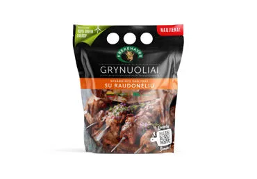 NAUJA! Mar. kiaul. sprandinės šašlykas su raudon. GRYNUOLIAI, 800 g