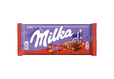 NAUJA! Pieninis šokoladas DAIM MILKA, 90 g